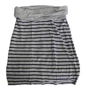 Gap striped stretchy pencil skirt, M, yoga waistband